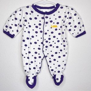 newborn LSU footie